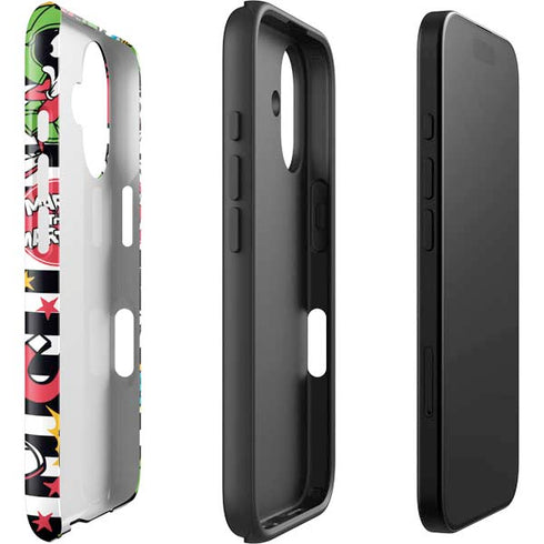 Looney Tunes Marvin the Martian Striped Patches iPhone 16 Plus Impact Case